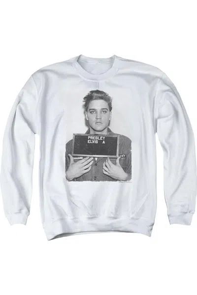 GILDAN ELVIS PRESLEY ARMY MUG SHOT ADULT CREWNECK SWEATSHIRT