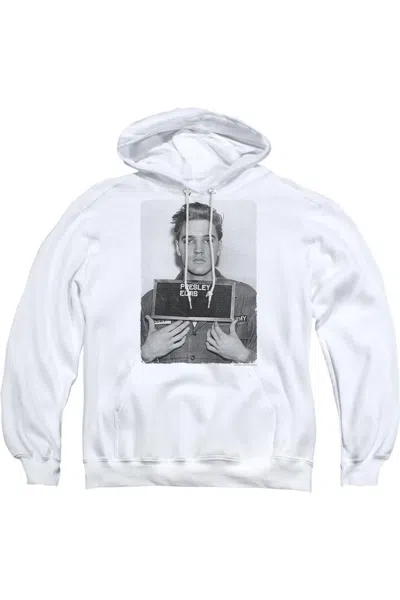 GILDAN ELVIS PRESLEY ARMY MUG SHOT ADULT PULL OVER HOODIE