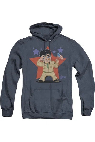 GILDAN ELVIS PRESLEY LIL G I ADULT HEATHER HOODIE