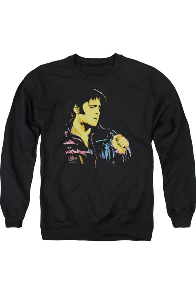 GILDAN ELVIS PRESLEY NEON ELVIS ADULT CREWNECK SWEATSHIRT