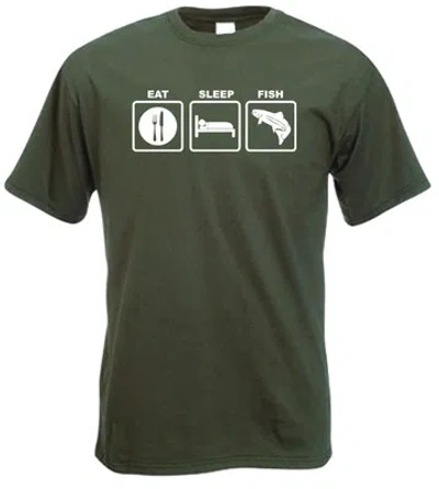 GILDAN ESSEN, SCHLAF, FISCH, KARPFEN, SPASS T-SHIRT