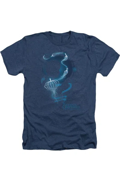 GILDAN FANTASTIC BEASTS 2 NEWT SILHOUETTE ADULT HEATHER TEE / T-SHIRT