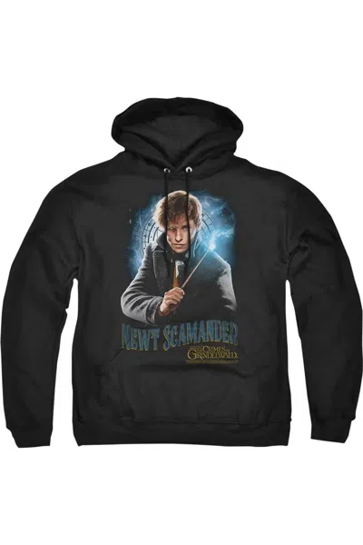 GILDAN FANTASTIC BEASTS 2 SCAMANDER MONOGRAM ADULT PULL OVER HOODIE / HOODED SWEATSHIRT