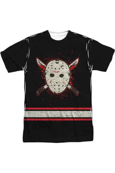 GILDAN FRIDAY THE 13TH VOORHEES JERSEY SHORT SLEEVE ADULT POLY CREW T-SHIRT