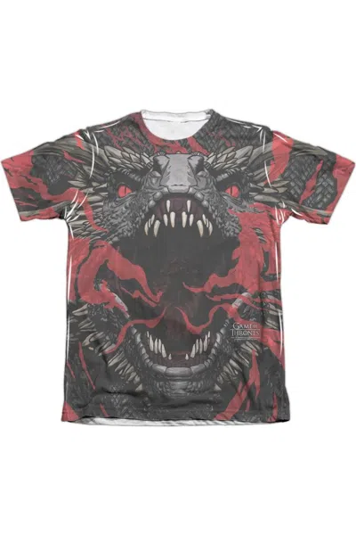 GILDAN GAME OF THRONES DRAGONS ADULT POLY/COTTON SHORT SLEEVE TEE / T-SHIRT