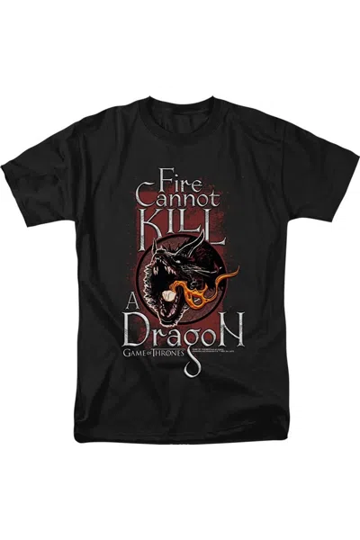 GILDAN GAME OF THRONES FIRE CANNOT KILL A DRAGON SHORT SLEEVE ADULT TEE / T-SHIRT