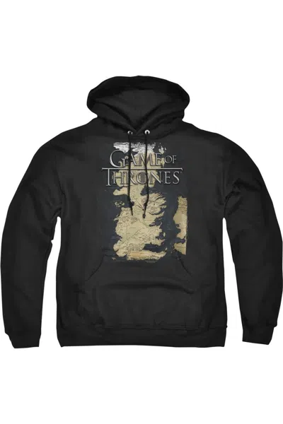 GILDAN GAME OF THRONES SERIES MAP ADULT PULL OVER HOODIE / HOODED SWEATSHIRT