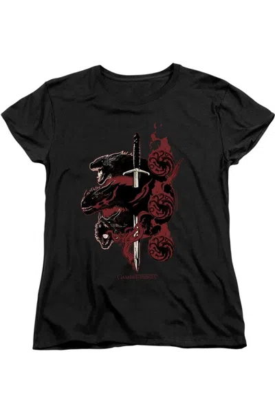 GILDAN GAME OF THRONES TARGARYEN DRAGONS SHORT SLEEVE WOMEN´S TEE / T-SHIRT