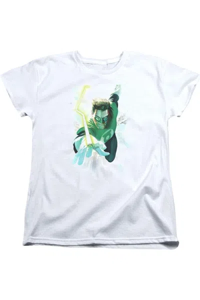 GILDAN GREEN LANTERN CLOUDS SHORT SLEEVE WOMENS TEE / T-SHIRT