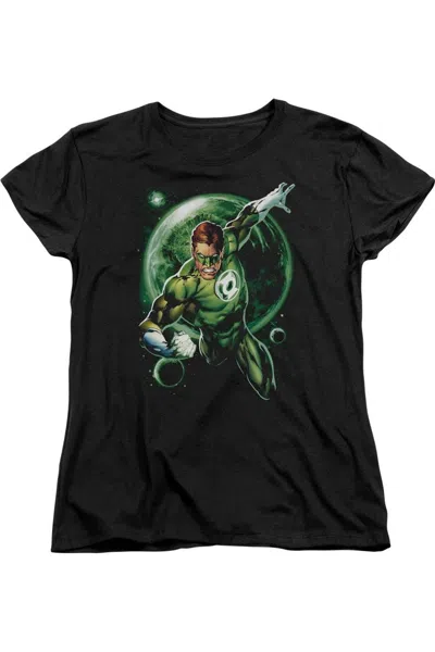 GILDAN GREEN LANTERN GALAXY GLOW SHORT SLEEVE WOMENS TEE / T-SHIRT
