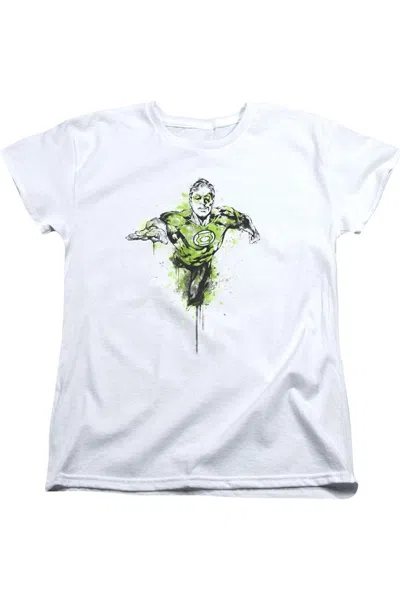 GILDAN GREEN LANTERN INKED SHORT SLEEVE WOMENS TEE / T-SHIRT