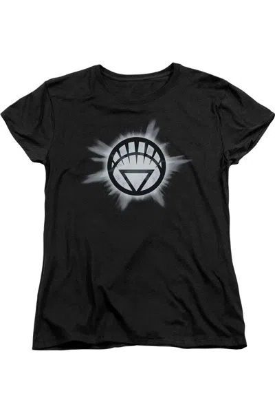 GILDAN GREEN LANTERN WHITE GLOW SHORT SLEEVE WOMENS TEE / T-SHIRT