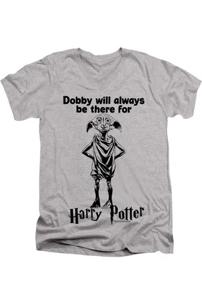 GILDAN HARRY POTTER ALWAYS BE THERE SHORT SLEEVE ADULT V NECK PREMIUM COTTON TEE / T-SHIRT
