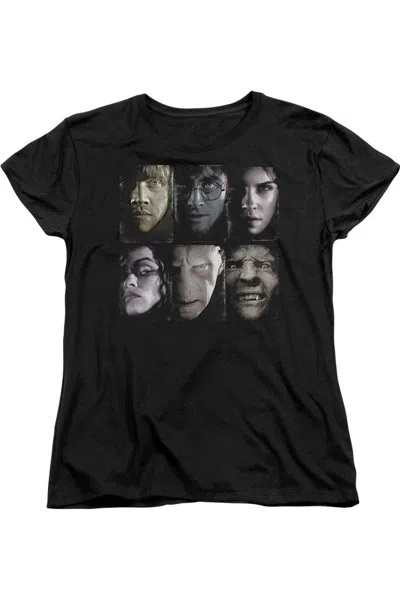 GILDAN HARRY POTTER HORIZONTAL HEADS SHORT SLEEVE WOMENS TEE / T-SHIRT