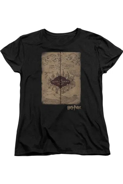 GILDAN HARRY POTTER MARAUDERS MAP SHORT SLEEVE WOMENS TEE / T-SHIRT