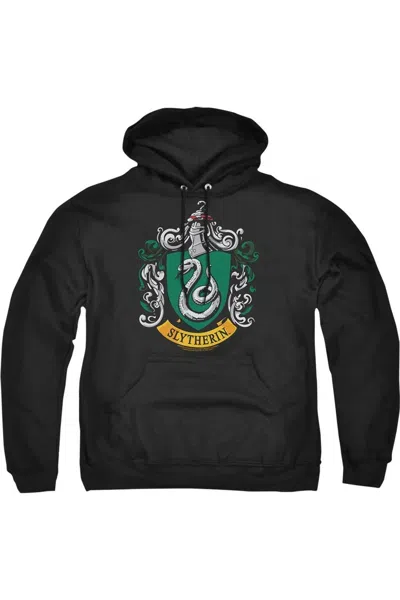GILDAN HARRY POTTER SLYTHERIN CREST ADULT PULL OVER HOODIE / HOODED SWEATSHIRT