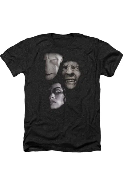 GILDAN HARRY POTTER VILLIAN HEADS ADULT HEATHER TEE / T-SHIRT