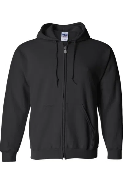 GILDAN HEAVY BLEND UNISEX ADULT FULL ZIP HOODED SWEATSHIRT TOP