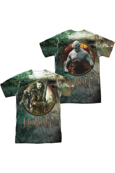 GILDAN HOBBIT DWARVES VS AZOG (FRONT/BACK) SHORT SLEEVE ADULT POLY CREW TEE / T-SHIRT