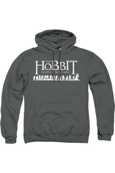 GILDAN HOBBIT WALKING LOGO ADULT PULL OVER HOODIE / HOODED SWEATSHIRT