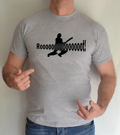 GILDAN JOE WURZEL, KRICKET, ASCHE, ENGLAND, TEST, SPASS, T-SHIRT