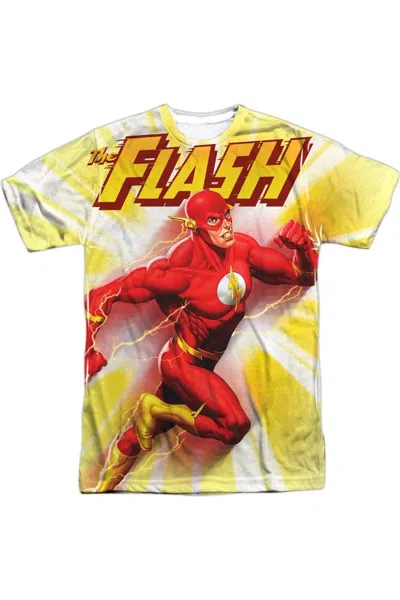 GILDAN JUSTICE LEAGUE OF AMERICA MOTION BLUR SHORT SLEEVE ADULT POLY CREW TEE / T-SHIRT