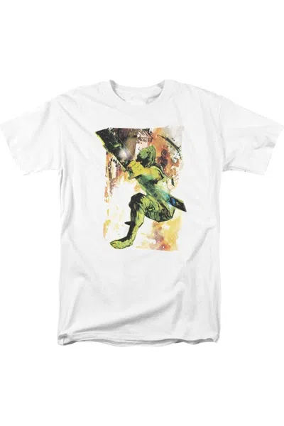 GILDAN JUSTICE LEAGUE OF AMERICA PAINTED ARCHER SHORT SLEEVE ADULT TEE / T-SHIRT