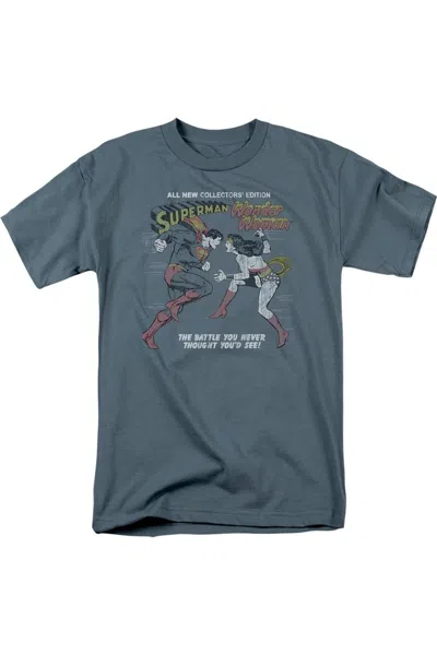 GILDAN JUSTICE LEAGUE OF AMERICA THE BATTLE SHORT SLEEVE ADULT TEE / T-SHIRT