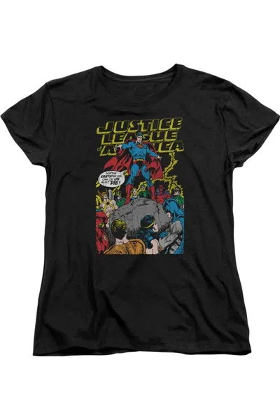 GILDAN JUSTICE LEAGUE OF AMERICA ULTIMATE SCARIFICE SHORT SLEEVE WOMENS TEE / T-SHIRT