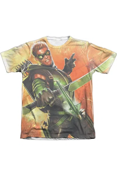 GILDAN JUSTICE LEAGUE OF AMERICA WORTH A SHOT ADULT POLY/COTTON SHORT SLEEVE TEE / T-SHIRT