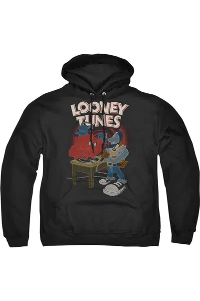 GILDAN LOONEY TUNES DJ LOONEY TUNES ADULT PULL OVER HOODIE / HOODED SWEATSHIRT