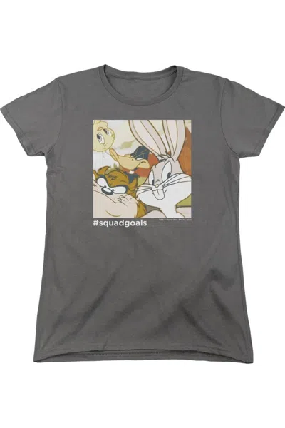 GILDAN LOONEY TUNES SQUAD GOALS SHORT SLEEVE WOMENS TEE / T-SHIRT