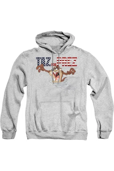 GILDAN LOONEY TUNES TAZ FOR PREZ 3 ADULT PULL OVER HOODIE / HOODED SWEATSHIRT