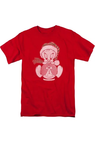 GILDAN LOONEY TUNES TWEETY GLOBE SHORT SLEEVE ADULT T-SHIRT