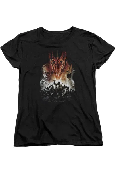 GILDAN LORD OF THE RINGS EVIL RISING SHORT SLEEVE WOMENS TEE / T-SHIRT