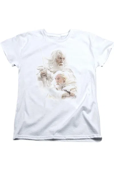 GILDAN LORD OF THE RINGS GANDALF THE WHITE SHORT SLEEVE WOMENS TEE / T-SHIRT