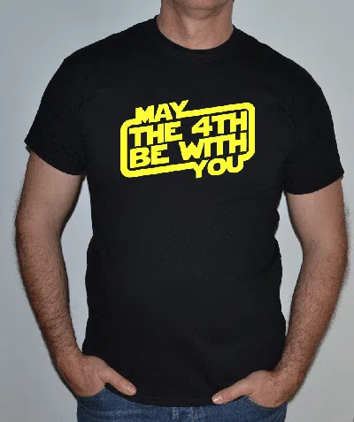 GILDAN MAY THE VIERTE BE WITH YOU, STAR WARS, THE LAST JEDI , ROGUE ONE , SPASS, T-SHIRT