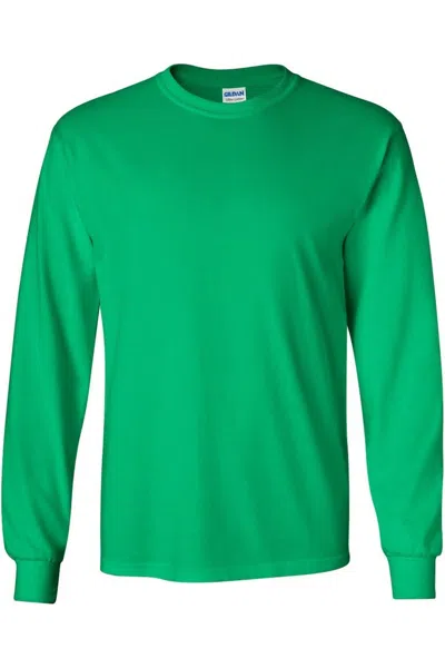 GILDAN MENS PLAIN CREW NECK ULTRA COTTON LONG SLEEVE T-SHIRT