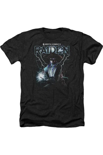 GILDAN MORTAL KOMBAT RAIDEN ADULT HEATHER TEE / T-SHIRT