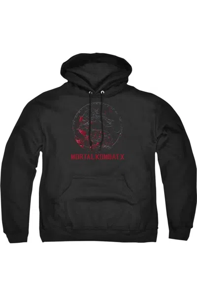 GILDAN MORTAL KOMBAT X BLOODY SEAL ADULT PULL OVER HOODIE / HOODED SWEATSHIRT