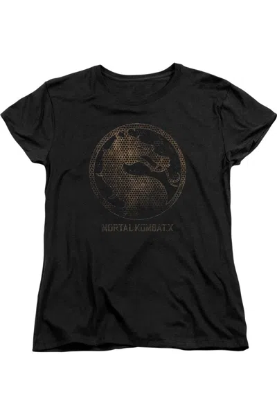 GILDAN MORTAL KOMBAT X METAL SEAL SHORT SLEEVE WOMENS TEE / T-SHIRT