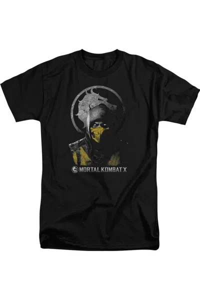 GILDAN MORTAL KOMBAT X SCORPION BUST SHORT SLEEVE ADULT TALL TEE / T-SHIRT