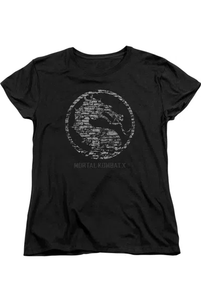 GILDAN MORTAL KOMBAT X STONE SEAL SHORT SLEEVE WOMENS TEE / T-SHIRT