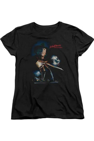 GILDAN NIGHTMARE ON ELM STREET ELM STREET POSTER SHORT SLEEVE WOMENS TEE / T-SHIRT