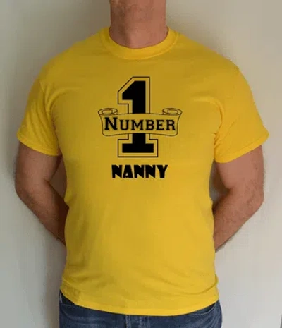 GILDAN NUMMER 1 ONE NANNY, GEBURTSTAG, GESCHENK, SPASS T-SHIRT