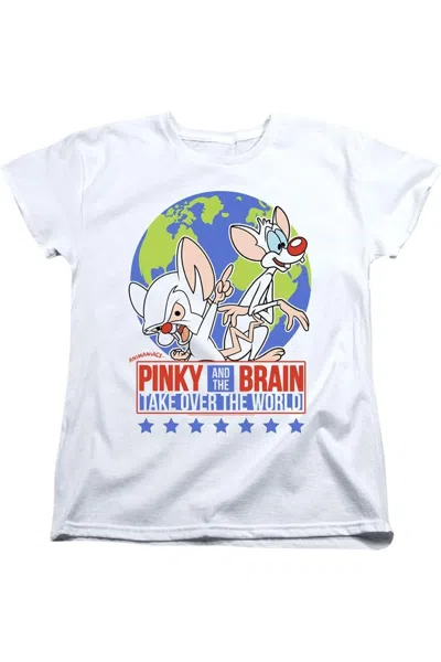GILDAN PINKY AND THE BRAIN CAMPAIGN SHORT SLEEVE WOMEN´S TEE / T-SHIRT