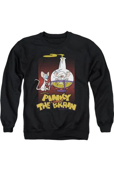 GILDAN PINKY AND THE BRAIN LAB FLASK ADULT CREWNECK SWEATSHIRT