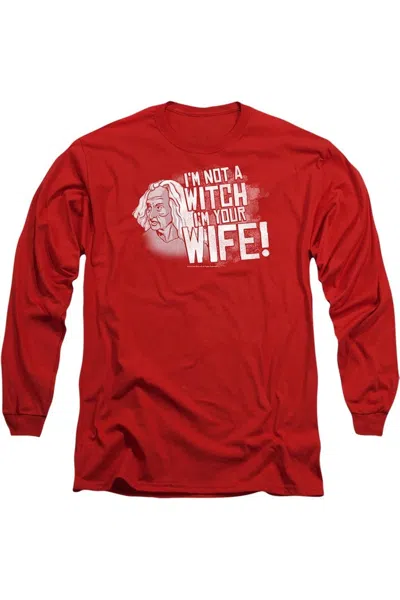 GILDAN PRINCESS BRIDE NOT A WITCH LONG SLEEVE ADULT TEE / T-SHIRT