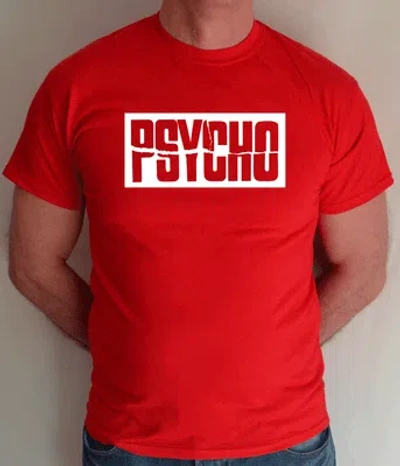 GILDAN PSYCHO, HITCHCOCK, FILM, SPASS T-SHIRT