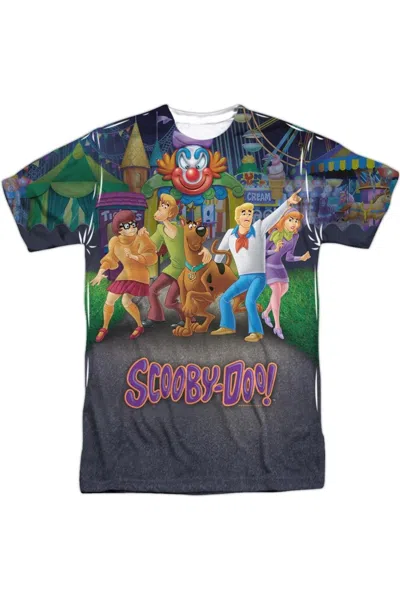 GILDAN SCOOBY DOO AMUSEMENT PARK SHORT SLEEVE ADULT POLY CREW TEE / T-SHIRT